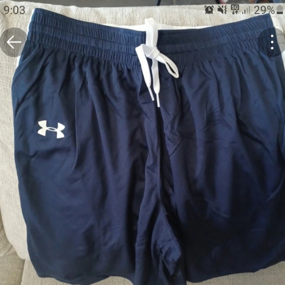 Under Armour UKS526W Womens Drop Step Reversible Basketball Shorts No Pockets 9"